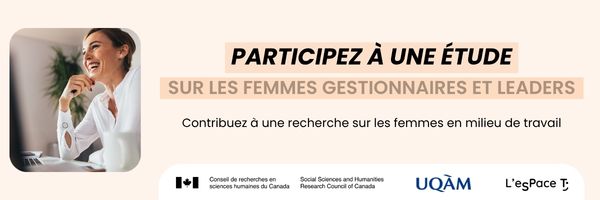 Visuel recherche UQAM - Femmes en milieu de travail