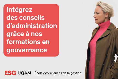Formations en gouvernance de l'UQAM