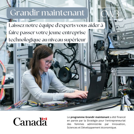 Programme d&rsquo;incubateur virtuel "Grandir maintenant"